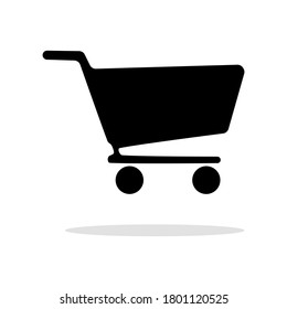 Shopping Cart Icon. flat design best icon. vector illustration