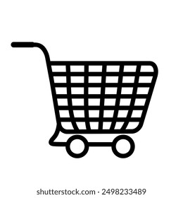 Shopping Cart Icon, flat design best vector icon