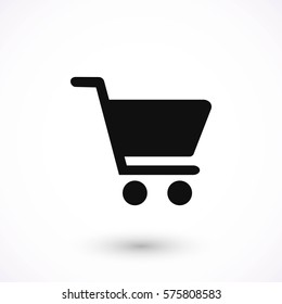 Shopping Cart Icon, flat design best vector icon