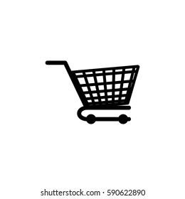 Shopping Cart Icon, flat design best vector icon