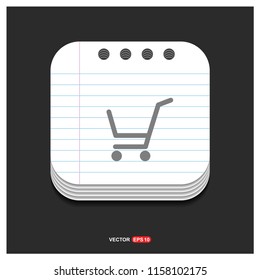 Shopping Cart icon - Free vector icon