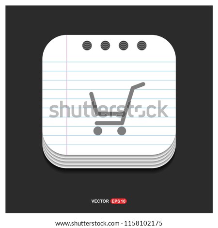 Shopping Cart icon - Free vector icon