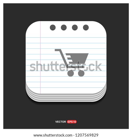 Shopping Cart icon - Free vector icon