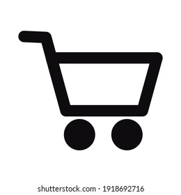 Shopping cart icon for graphic design projects