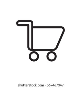 shopping cart icon illustration isolated vector sign symbol