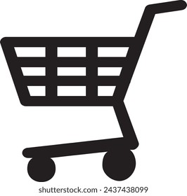 Shopping cart icon illustration material