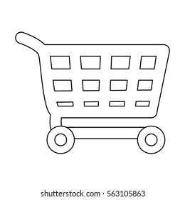 shopping cart icon image vector illustration design 