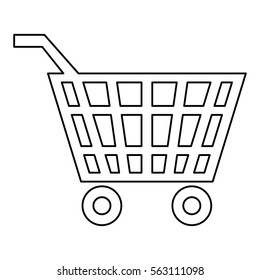 shopping cart icon image vector illustration design 