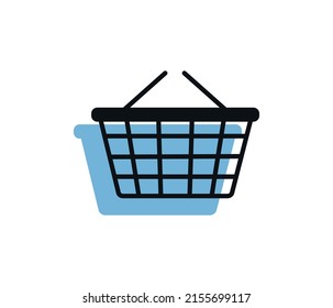 Shopping Cart Icon isolated on white background.
