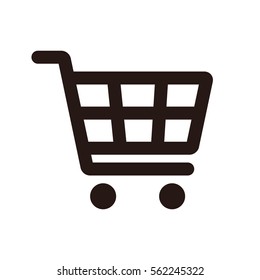 Shopping Cart Icon isolated on white background