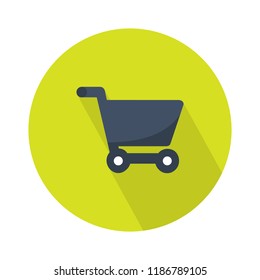 shopping cart icon - shopping cart isolated. online shopping