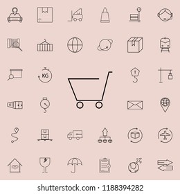 Shopping Cart icon. logistics icons universal set for web and mobile