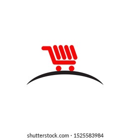 Shopping Cart Icon Logo Design Vector Stock Vector (Royalty Free ...