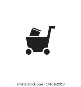shopping cart icon and logo template