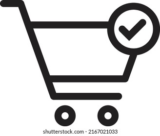 Shopping Cart icon. marketing symbol.