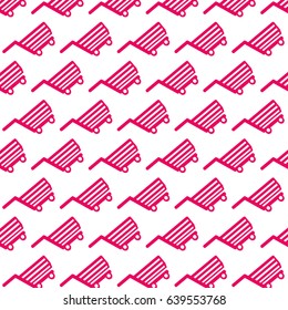 Shopping Cart Icon pattern background