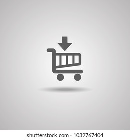 Shopping Cart Icon. Professional, pixel perfect icons optimized for both large and small resolutions. EPS 8 format.