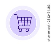 Shopping Cart icon, cart, shopping, retail, purchase line icon, editable vector icon, pixel perfect, illustrator ai file