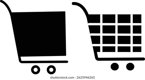 shopping cart icon set. Shopping basket, Internet shop buy logo symbol sign, shopping cart icon, Linear shop icon set vactor.
