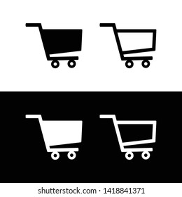 Shopping Cart Icon set vector. Shopping Cart symbol for web