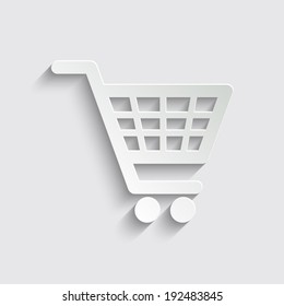 216,047 Cart icon white Images, Stock Photos & Vectors | Shutterstock