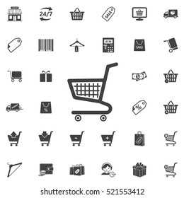 Shopping cart icon. Shop icons universal set for web and mobile