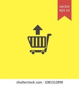 shopping cart. shopping cart icon. sign design. Vector EPS 10