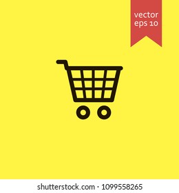 shopping cart. shopping cart icon. sign design. Vector EPS 10.
