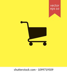 shopping cart. shopping cart icon. sign design. Vector EPS 10.