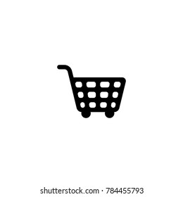 shopping cart icon. sign design