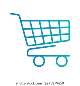 Shopping cart icon. sign for mobile concept and web design. vector illustration