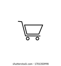 Shopping Cart Icon, Shopping Cart sign and symbol vector design