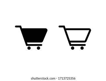 Shopping Cart Icon, Shopping Cart sign and symbol vector design