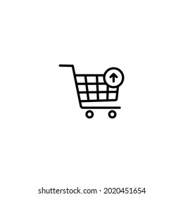 Shopping Cart icon, Shopping cart sign Vector for web site Computer and mobile app