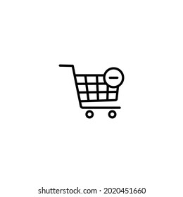 Shopping Cart icon, Shopping cart sign Vector for web site Computer and mobile app