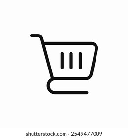 shopping cart icon sign vector