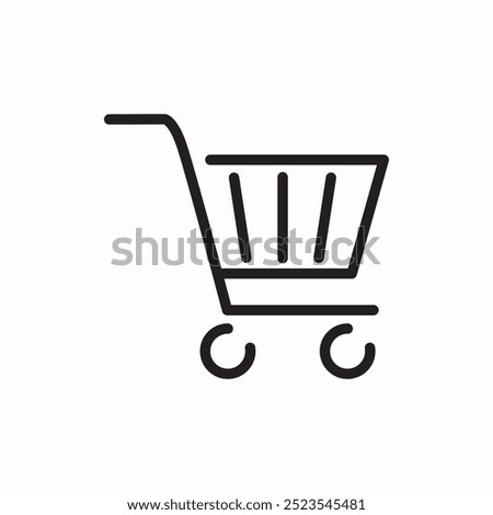 shopping cart icon sign vector