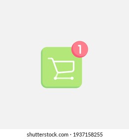 Shopping cart icon sign vector,Symbol, logo illustration for web and mobile