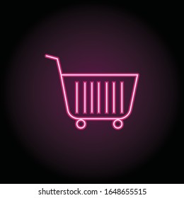 Shopping cart icon. Simple thin line, outline vector of shopping icons for ui and ux, website or mobile application