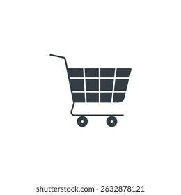 Shopping Cart icon symbol vector illustration isolated on white background
