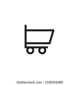 Shopping Cart icon. Shopping icon. Trendy Flat style for graphic design, Web site, UI. EPS10. - Vector illustration