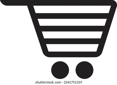 shopping cart icon . trolley cart icon