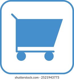 shopping cart icon, shopping trolley icon, online shop icon