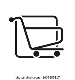 Shopping Cart icon for UI and UX, website or mobile application
