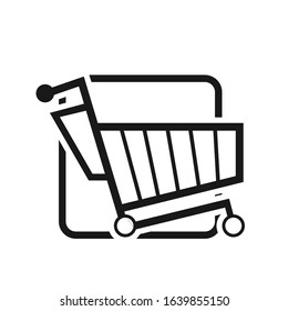 Shopping Cart icon for UI and UX, website or mobile application