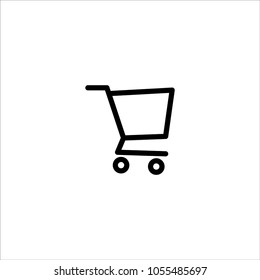 shopping cart icon vector