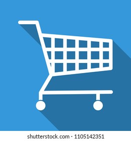 Shopping cart icon vector