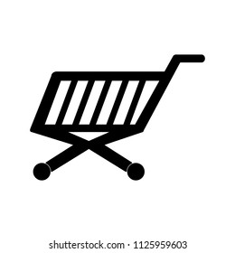 Shopping cart icon. Vector. 
