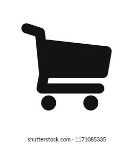 Shopping cart icon vector