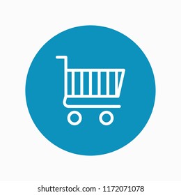 shopping cart icon vector